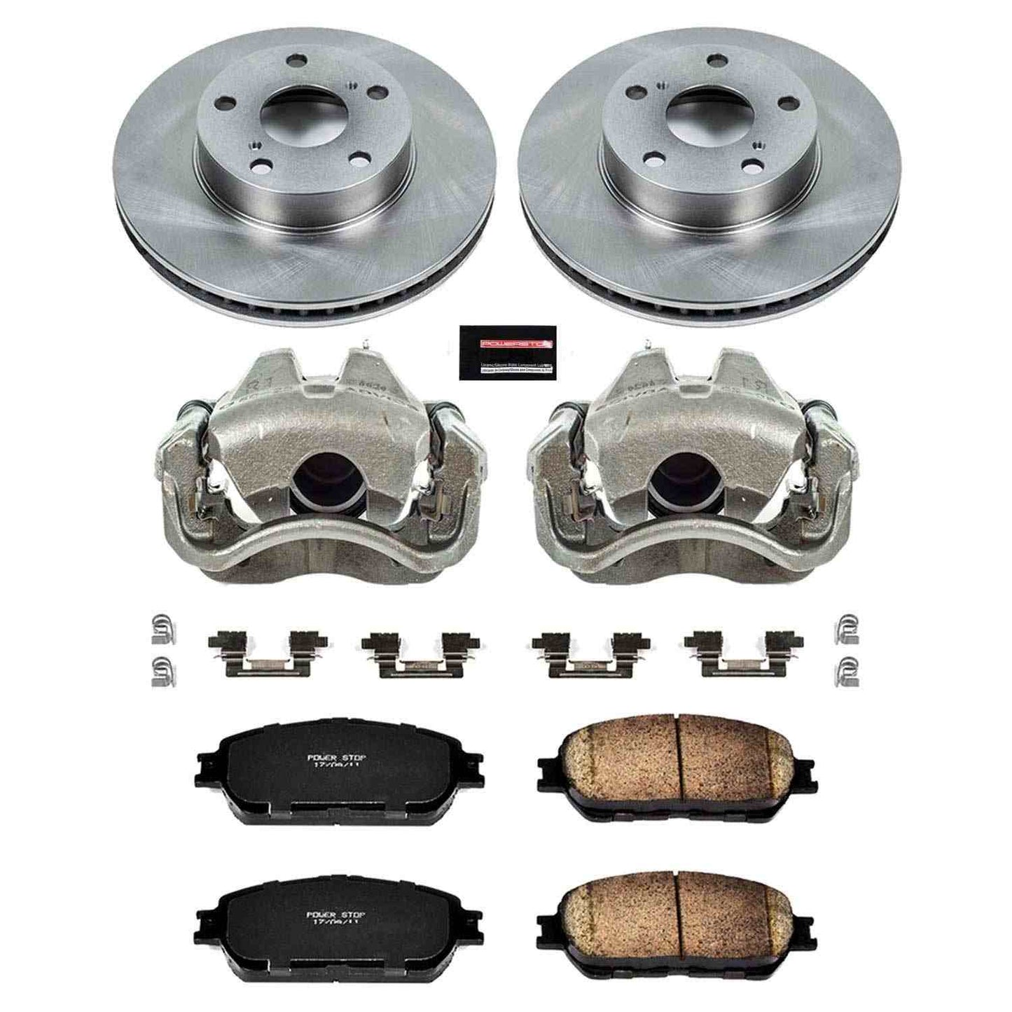 PowerStop Power Stop 05-15 Toyota Tacoma Front Autospecialty Brake Kit w/Calipers KCOE5431