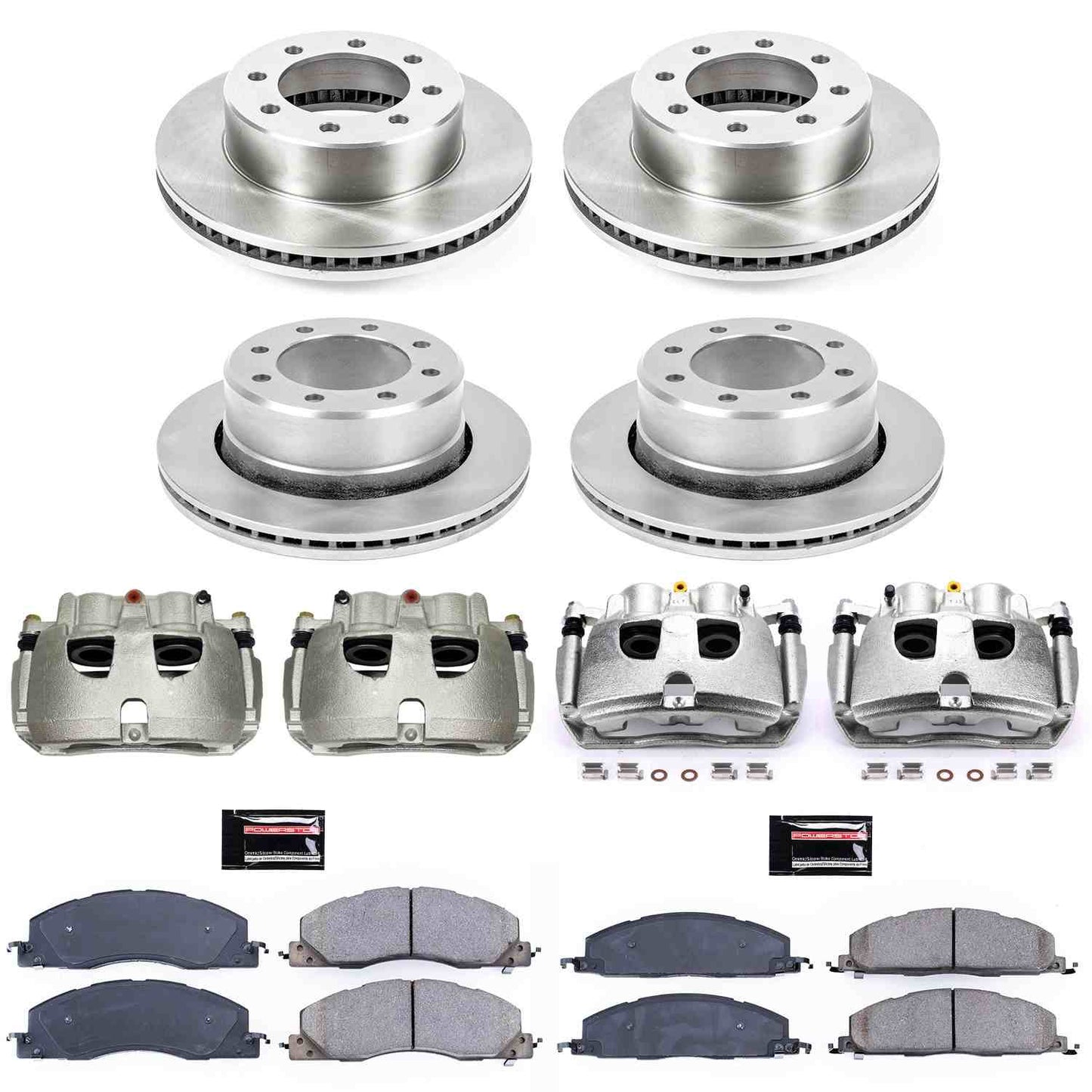 PowerStop Power Stop 09-10 Dodge Ram 2500 Autospecialty Kit w/ Calipers - Front and Rear KCOE5458