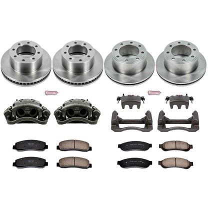 PowerStop Power Stop 09-10 Ford F-250 Super Duty Autospecialty Kit w/ Calipers - Front and Rear KCOE5459