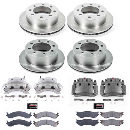 PowerStop Power Stop 01-02 Dodge Ram 2500 Autospecialty Kit w/ Calipers - Front and Rear KCOE5466