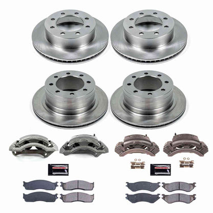 PowerStop Power Stop 06-08 Dodge Ram 1500 Autospecialty Kit w/ Calipers - Front and Rear KCOE5468