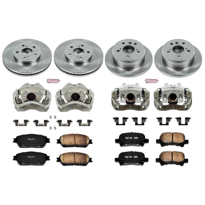 PowerStop Power Stop 05-07 Toyota Avalon Autospecialty Kit w/ Calipers - Front and Rear KCOE5482