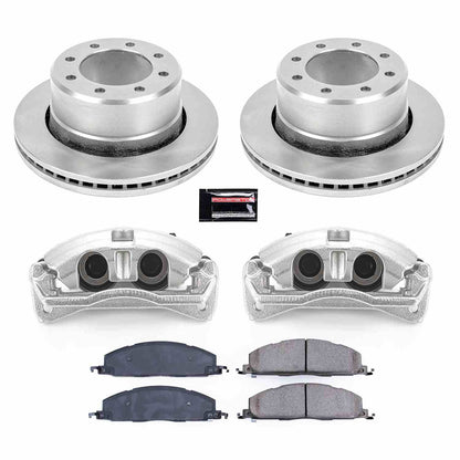 PowerStop Power Stop 09-10 Dodge Ram 3500 Rear Autospecialty Brake Kit w/Calipers KCOE5487A