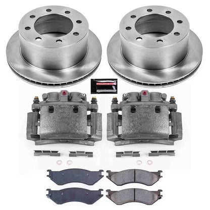 PowerStop Power Stop 01-02 Dodge Ram 2500 Rear Autospecialty Brake Kit w/Calipers KCOE5489