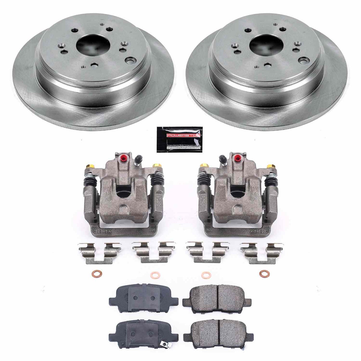 PowerStop Power Stop 02-04 Honda Odyssey Rear Autospecialty Brake Kit w/Calipers KCOE5502