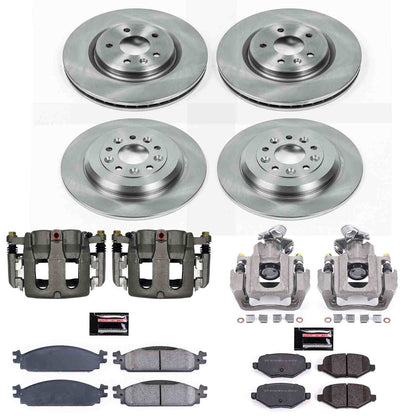 PowerStop Power Stop 09-11 Ford Flex Autospecialty Kit w/ Calipers - Front and Rear KCOE5510