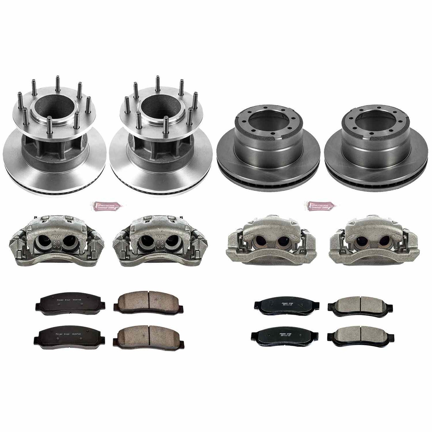 PowerStop Power Stop 10-11 Ford F-350 Super Duty Autospecialty Kit w/ Calipers - Front and Rear KCOE5517