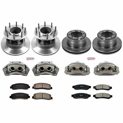 PowerStop Power Stop 10-11 Ford F-350 Super Duty Autospecialty Kit w/ Calipers - Front and Rear KCOE5517