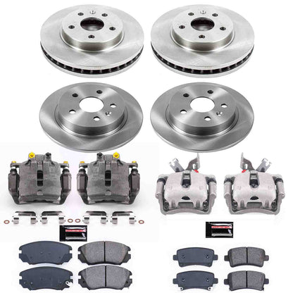 PowerStop Power Stop 12-16 Buick LaCrosse Autospecialty Kit w/ Calipers - Front and Rear KCOE5523