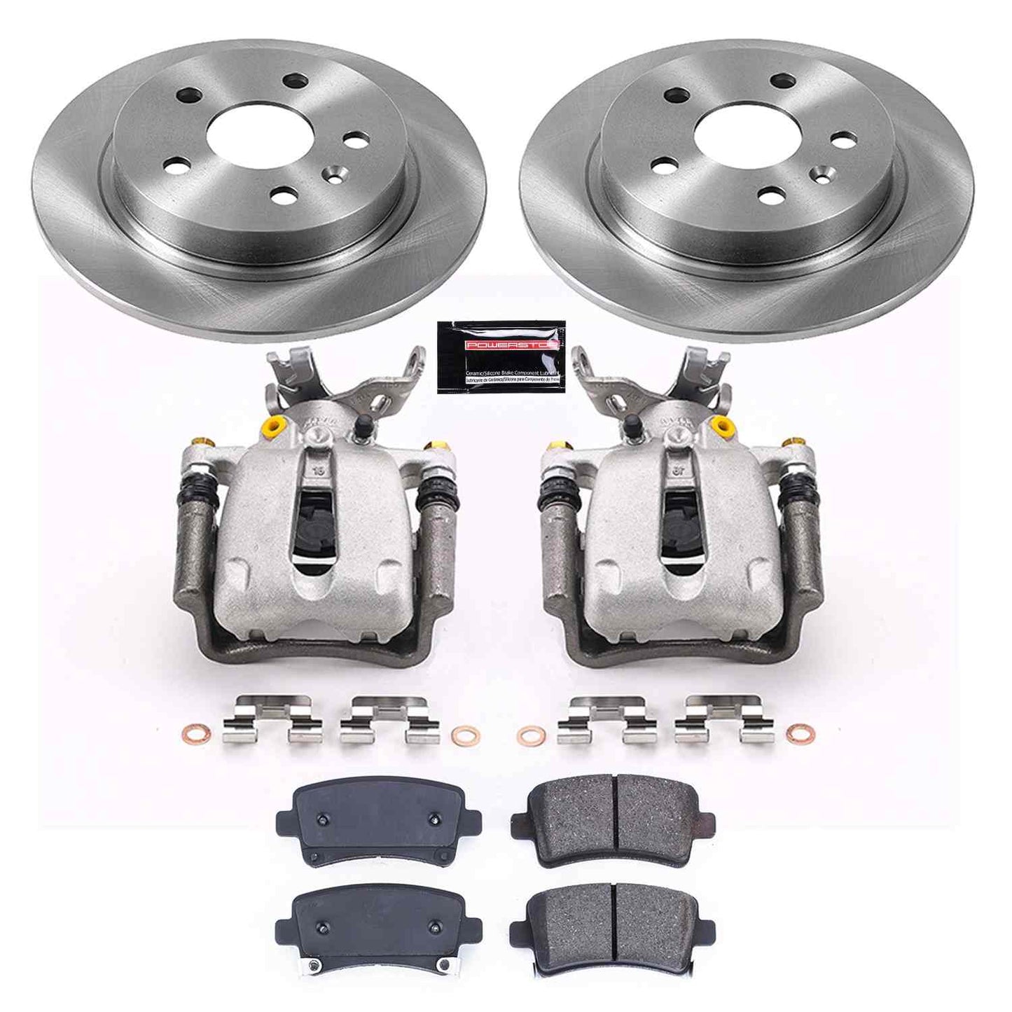 PowerStop Power Stop 14-15 Chevrolet Malibu Rear Autospecialty Brake Kit w/Calipers KCOE5531A