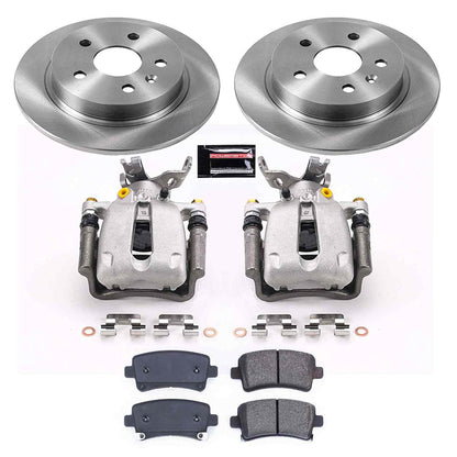 PowerStop Power Stop 14-15 Chevrolet Malibu Rear Autospecialty Brake Kit w/Calipers KCOE5531A