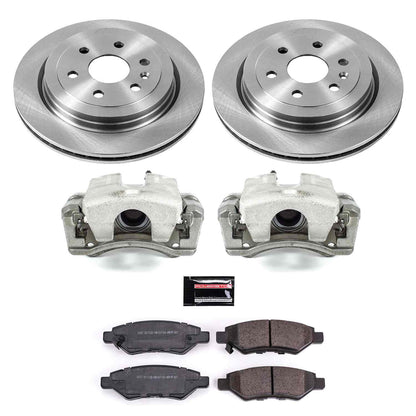 PowerStop Power Stop 12-16 Cadillac SRX Rear Autospecialty Brake Kit w/Calipers KCOE5543A