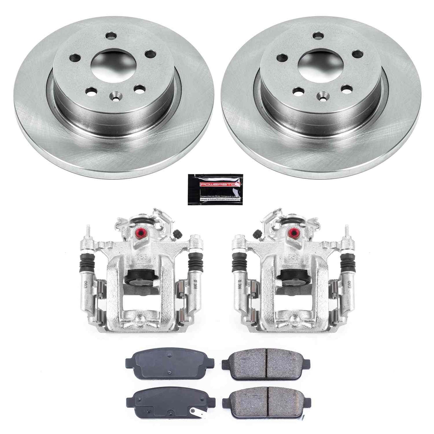 PowerStop Power Stop 13-18 Buick Encore Rear Autospecialty Brake Kit w/Calipers KCOE5544
