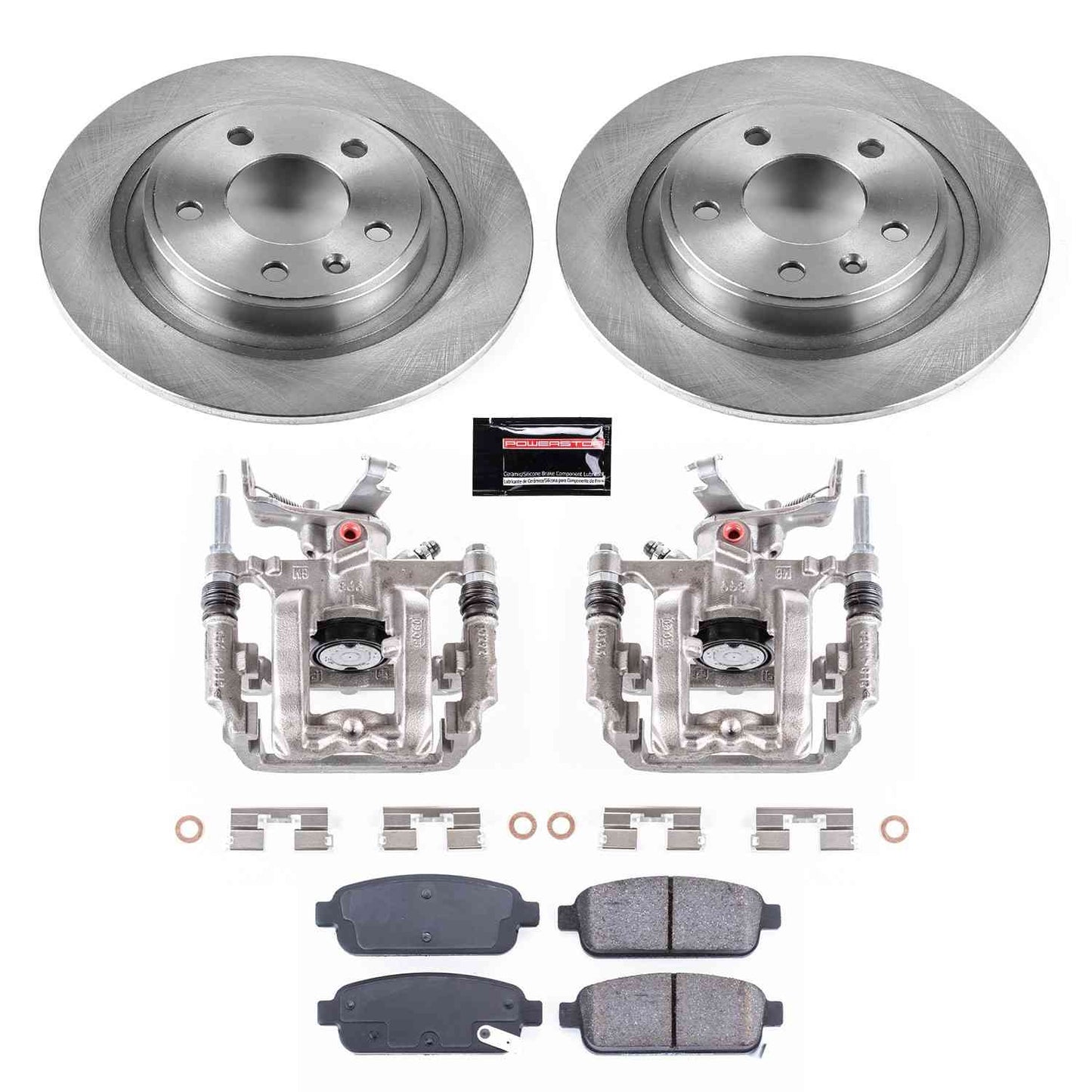 PowerStop Power Stop 16-17 Buick Cascada Rear Autospecialty Brake Kit w/Calipers KCOE5552A