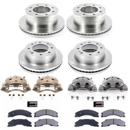 PowerStop Power Stop 2011 Chevrolet Silverado 3500 HD Autospecialty Kit w/ Calipers - Front and Rear KCOE5560