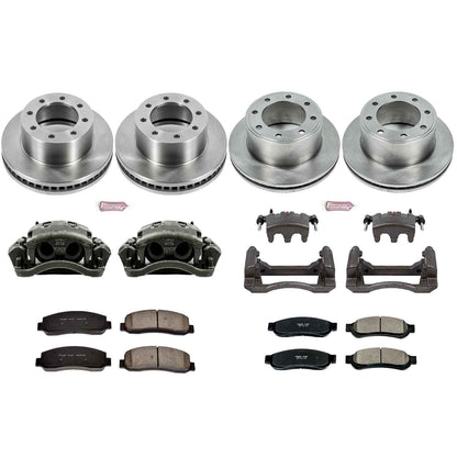PowerStop Power Stop 2010 Ford F-350 Super Duty Autospecialty Kit w/ Calipers - Front and Rear KCOE5573