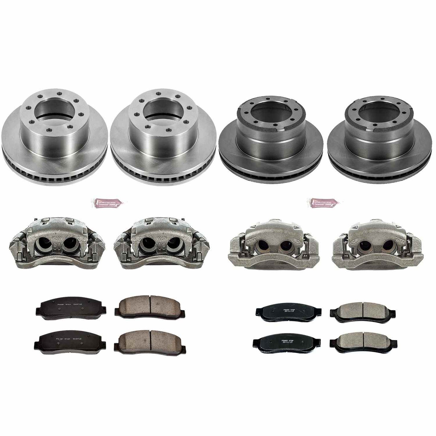 PowerStop Power Stop 10-11 Ford F-350 Super Duty Autospecialty Kit w/ Calipers - Front and Rear KCOE5574