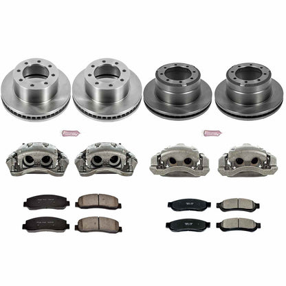 PowerStop Power Stop 10-11 Ford F-350 Super Duty Autospecialty Kit w/ Calipers - Front and Rear KCOE5574