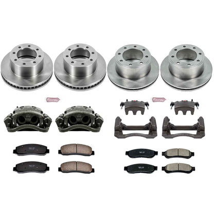 PowerStop Power Stop 10-11 Ford F-250 Super Duty Autospecialty Kit w/ Calipers - Front and Rear KCOE5575