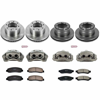 PowerStop Power Stop 2011 Ford F-350 Super Duty Autospecialty Kit w/ Calipers - Front and Rear KCOE5576