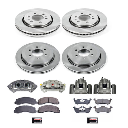 PowerStop Power Stop 10-17 Ford Expedition Autospecialty Kit w/ Calipers - Front and Rear KCOE5577