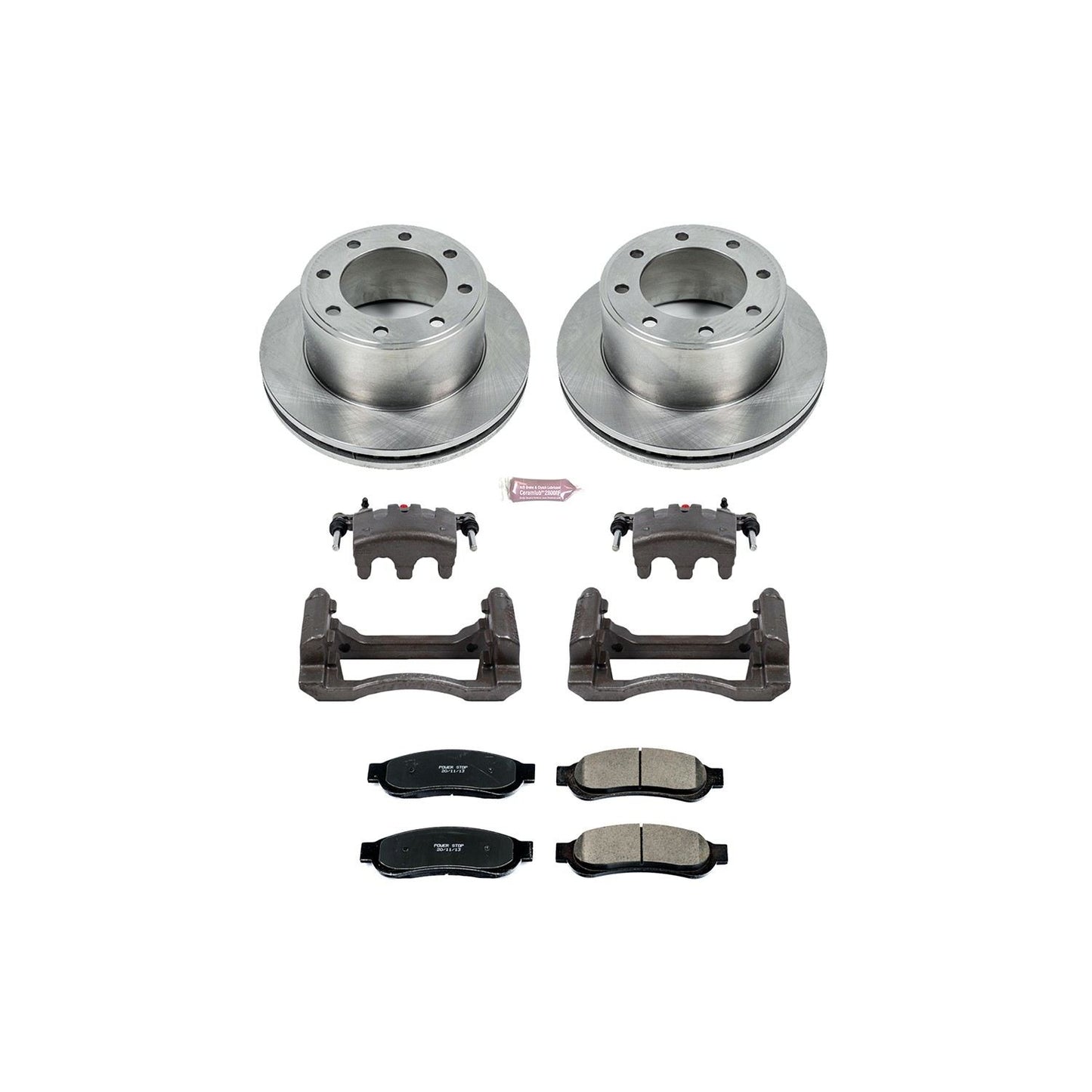 PowerStop Power Stop 10-12 Ford F-250 Super Duty Rear Autospecialty Brake Kit w/Calipers KCOE5578