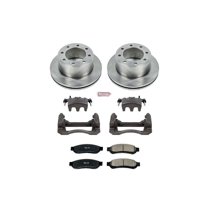 PowerStop Power Stop 10-12 Ford F-250 Super Duty Rear Autospecialty Brake Kit w/Calipers KCOE5578