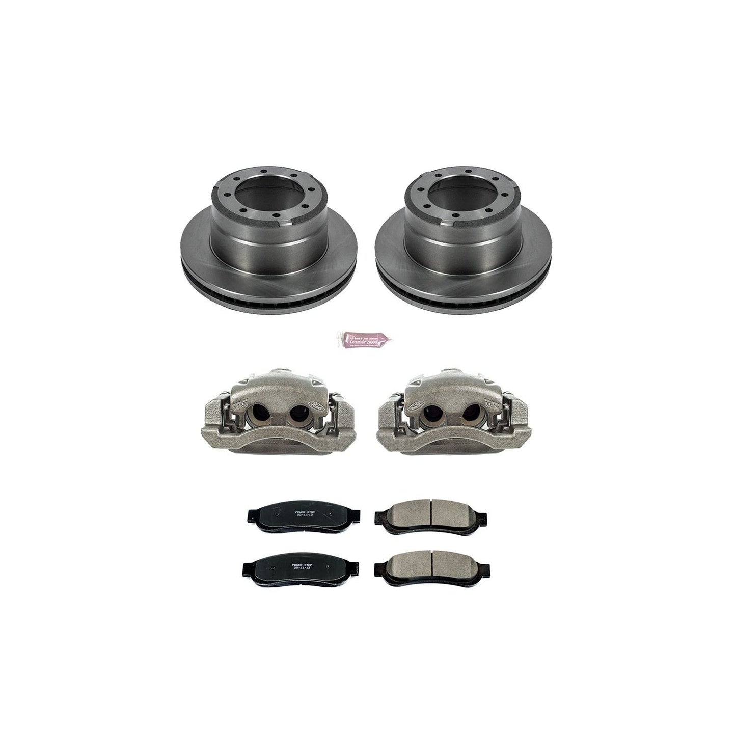 PowerStop Power Stop 10-12 Ford F-350 Super Duty Rear Autospecialty Brake Kit w/Calipers KCOE5579