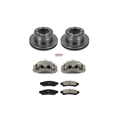 PowerStop Power Stop 10-12 Ford F-350 Super Duty Rear Autospecialty Brake Kit w/Calipers KCOE5579
