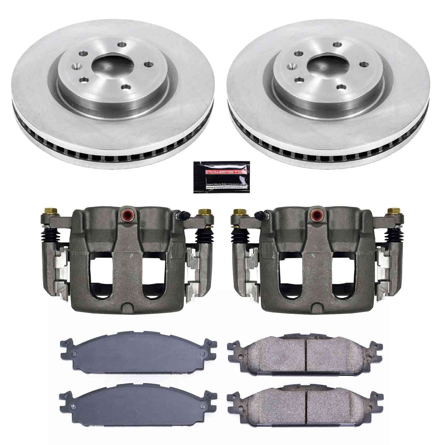 PowerStop Power Stop 11-19 Ford Explorer Front Autospecialty Brake Kit w/Calipers KCOE5583