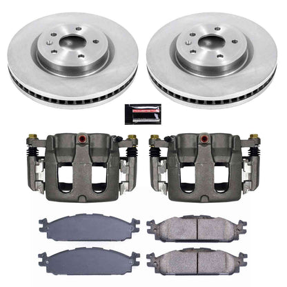PowerStop Power Stop 11-19 Ford Explorer Front Autospecialty Brake Kit w/Calipers KCOE5583