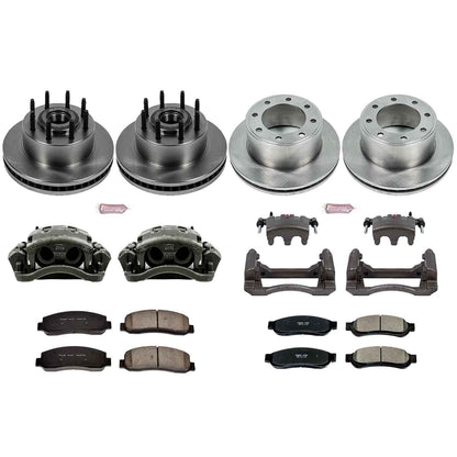 PowerStop Power Stop 2010 Ford F-350 Super Duty Autospecialty Kit w/ Calipers - Front and Rear KCOE5587