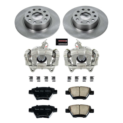 PowerStop Power Stop 10-12 Audi A3 Rear Autospecialty Brake Kit w/Calipers KCOE5667