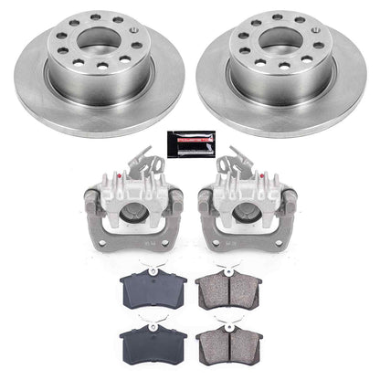PowerStop Power Stop 10-13 Audi A3 Rear Autospecialty Brake Kit w/Calipers KCOE5671