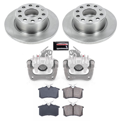 PowerStop Power Stop 10-13 Audi A3 Rear Autospecialty Brake Kit w/Calipers KCOE5671