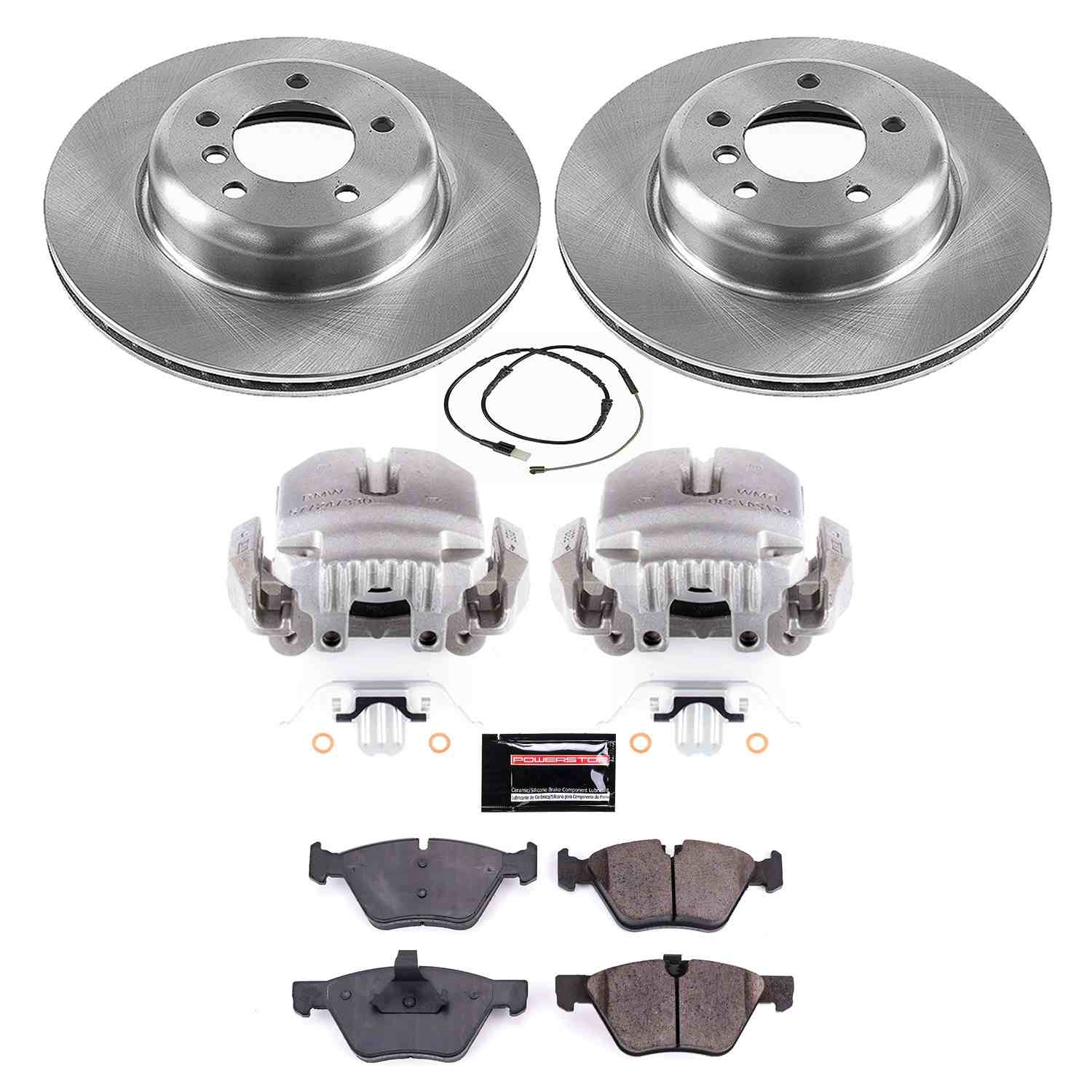 Power Stop 09-16 BMW Z4 Front Autospecialty Brake Kit w/Calipers KCOE5691