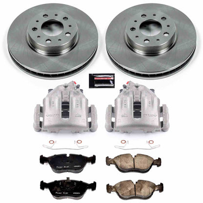 PowerStop Power Stop 94-97 Volvo 850 Front Autospecialty Brake Kit w/Calipers KCOE572