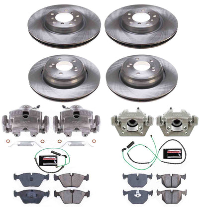 PowerStop Power Stop 01-06 BMW M3 Autospecialty Kit w/ Calipers - Front and Rear KCOE5730