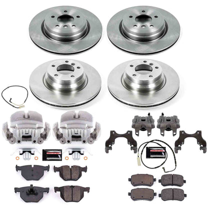 PowerStop Power Stop 2006 BMW 330xi Autospecialty Kit w/ Calipers - Front and Rear KCOE5768