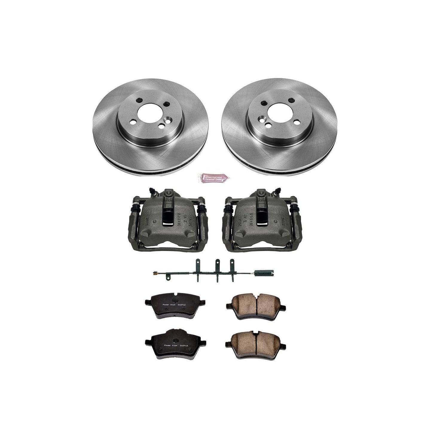 PowerStop Power Stop 07-08 Mini Cooper Front Autospecialty Brake Kit w/Calipers KCOE5784
