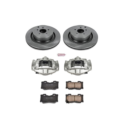 PowerStop Power Stop 09-13 Infiniti FX50 Rear Autospecialty Brake Kit w/Calipers KCOE5861