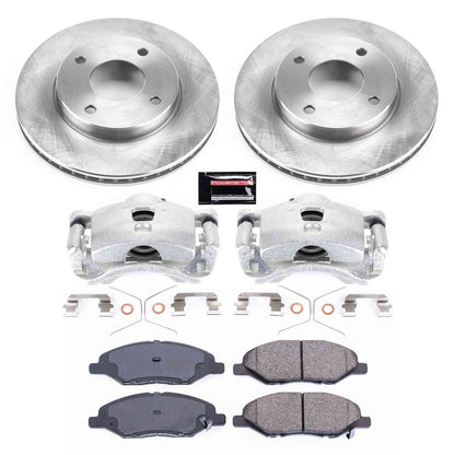 PowerStop Power Stop 09-11 Nissan Versa Front Autospecialty Brake Kit w/Calipers KCOE5862