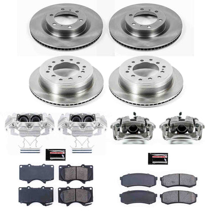 PowerStop Power Stop 10-19 Lexus GX460 Autospecialty Kit w/ Calipers - Front and Rear KCOE5874
