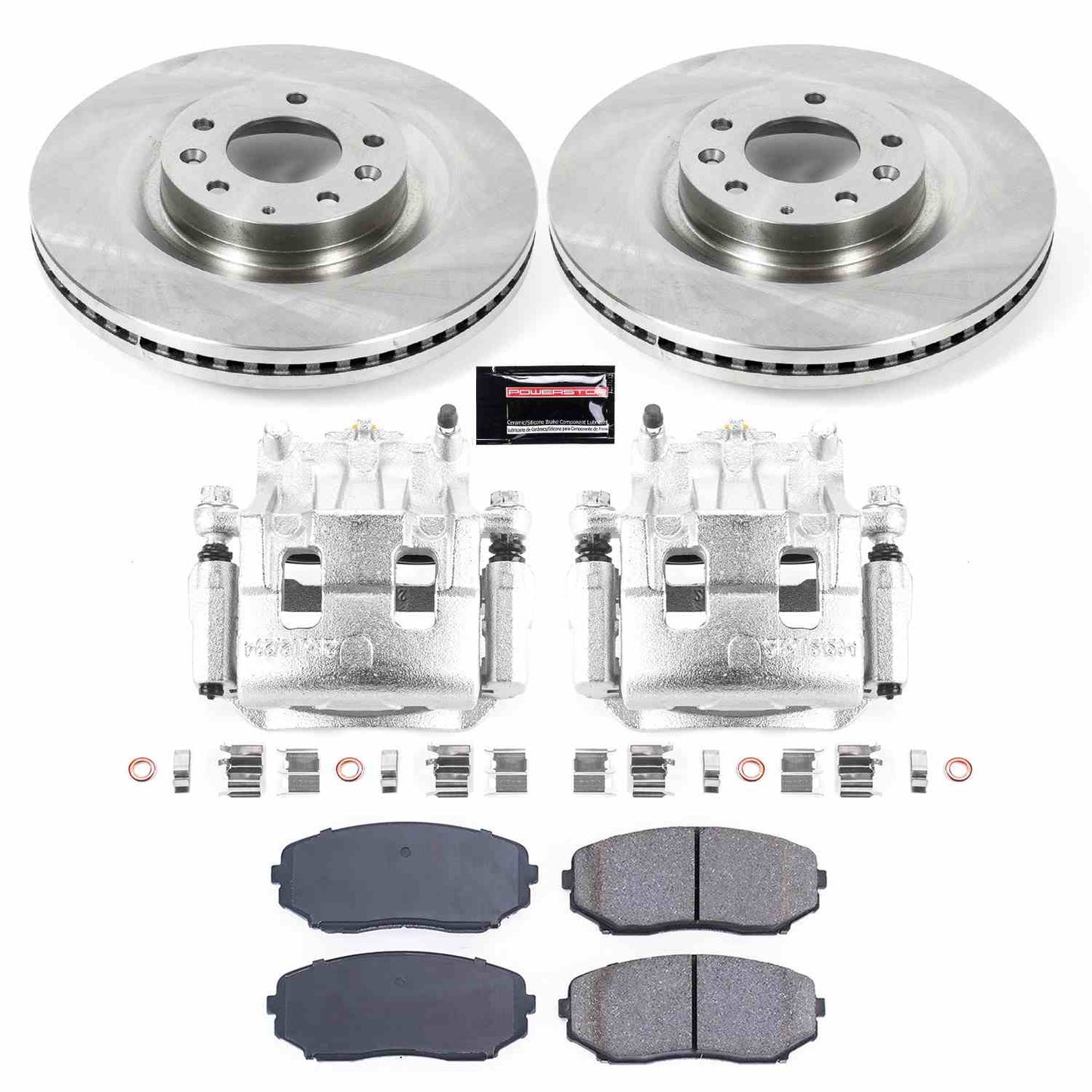 PowerStop Power Stop 11-15 Mazda CX-9 Front Autospecialty Brake Kit w/Calipers KCOE5878A