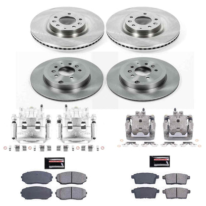 PowerStop Power Stop 11-15 Mazda CX-9 Autospecialty Kit w/ Calipers - Front and Rear KCOE5879A