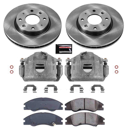 PowerStop Power Stop 04-09 Kia Spectra Front Autospecialty Brake Kit w/Calipers KCOE5903