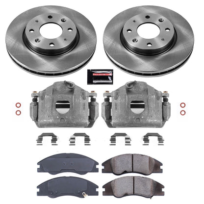 PowerStop Power Stop 04-09 Kia Spectra Front Autospecialty Brake Kit w/Calipers KCOE5903