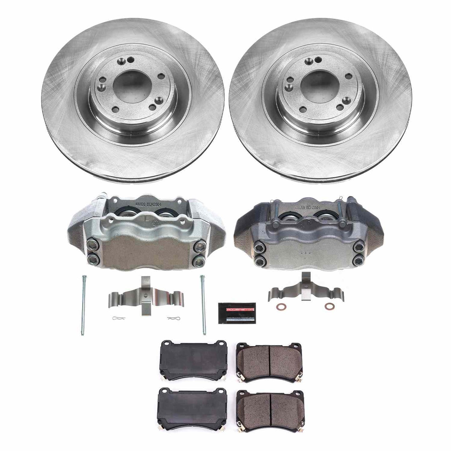 Power Stop 12-14 Hyundai Genesis Front Autospecialty Brake Kit w/Calipers KCOE5928