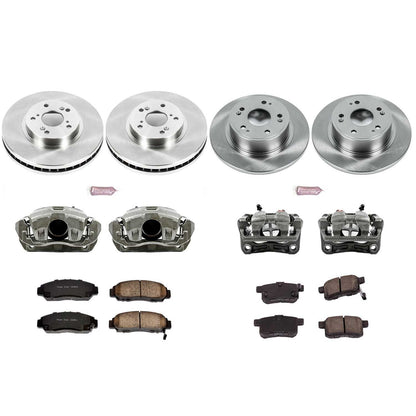 PowerStop Power Stop 2011 Honda Accord Autospecialty Kit w/ Calipers - Front and Rear KCOE5935