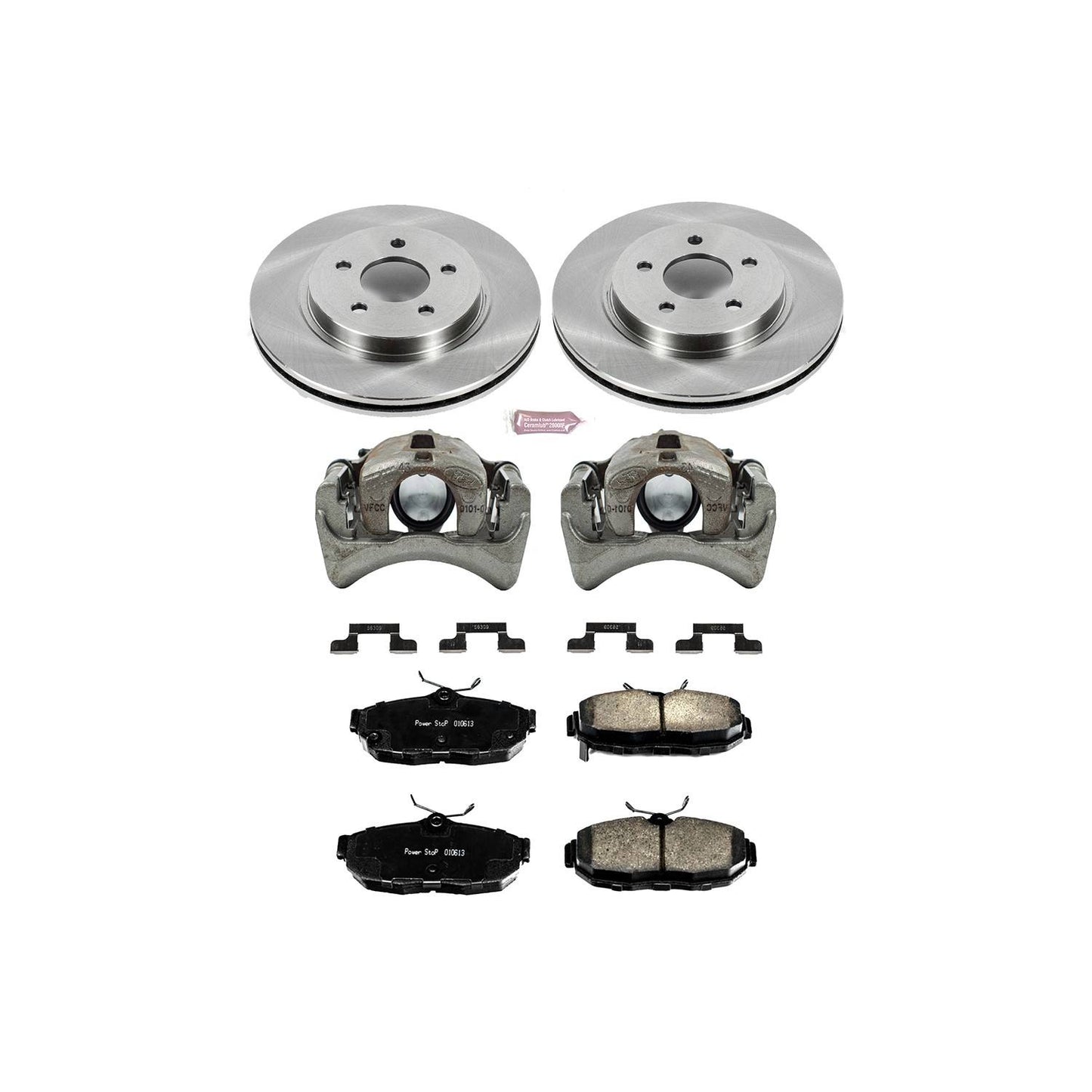 PowerStop Power Stop 2012 Ford Mustang Rear Autospecialty Brake Kit w/Calipers KCOE5941